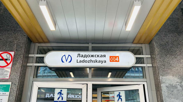 Вход на станцию «Ладожская» ограничили из-за постороннего предмета в эскалаторе Вход на станцию «Ладожская» ограничили из-за постороннего предмета в эскалаторе