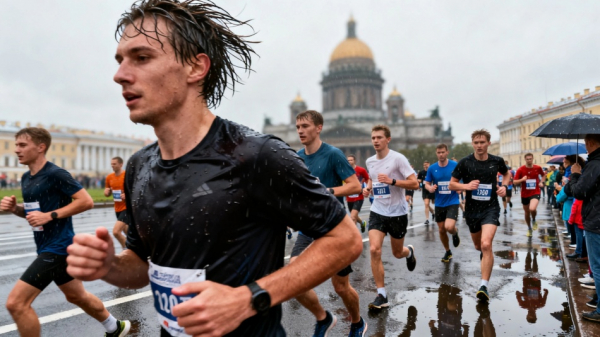 В Петербурге прошел юбилейный полумарафон «ЗаБег.РФ» при сильном ветре и дожде В Петербурге прошел юбилейный полумарафон «ЗаБег.РФ» при сильном ветре и дожде