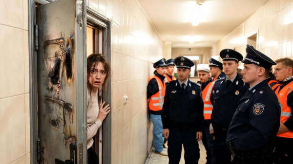 В Новосибирске полиция ищет соседа, заварившего дверь женщине в квартире