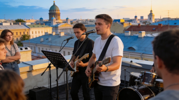 Группа &laquo;Мураками&raquo; выступит на крыше ROOF PLACE в Петербурге